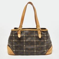 Pre Owned Louis Vuitton Monogram Canvas Limited Edition Riveting Bag