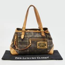 Pre Owned Louis Vuitton Monogram Canvas Limited Edition Riveting Bag