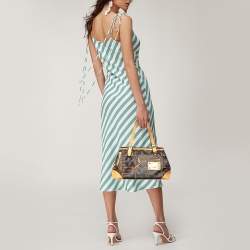 Pre Owned Louis Vuitton Monogram Canvas Limited Edition Riveting Bag