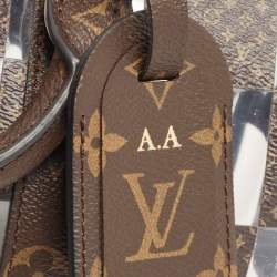 Pre Owned Louis Vuitton Monogram Chess Canvas and PVC Keepall Bandoulière 25 Bag