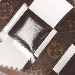 Pre Owned Louis Vuitton Monogram Chess Canvas and PVC Keepall Bandoulière 25 Bag