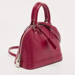 Pre Owned Louis Vuitton Carmine Epi Leather Alma BB Bag