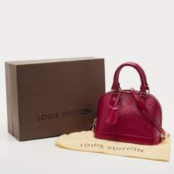 Pre Owned Louis Vuitton Carmine Epi Leather Alma BB Bag