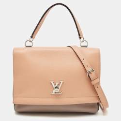 LOUIS VUITTON Tri Color Leather Lockme II Bag