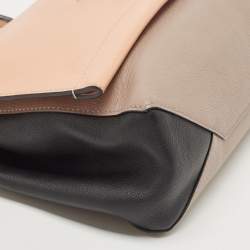 Pre Owned Louis Vuitton Tricolor Leather Lockme II Top Handle Bag