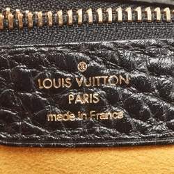 مملوكة مسبقًا Louis Vuitton Black Denim Monogram Surya XL Bag
