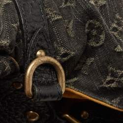 مملوكة مسبقًا Louis Vuitton Black Denim Monogram Surya XL Bag
