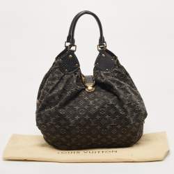 مملوكة مسبقًا Louis Vuitton Black Denim Monogram Surya XL Bag