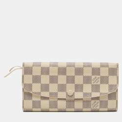 Louis Vuitton Green Monogram Canvas Emilie Continental Flap Wallet