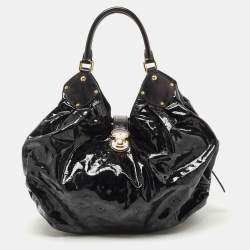 Mahina handbag Louis Vuitton Black in Denim - Jeans - 31190464