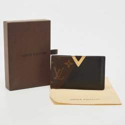 Louis Vuitton Black Monogram Canvas and Leather Kimono Card Case