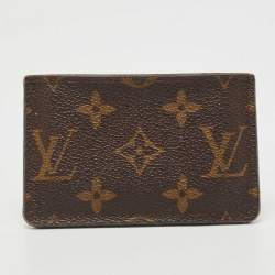 Louis Vuitton Black Monogram Canvas and Leather Kimono Card Case