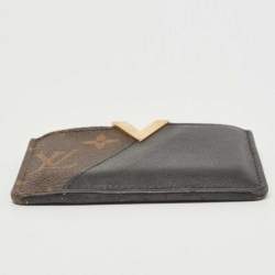 Louis Vuitton Black Monogram Canvas and Leather Kimono Card Case