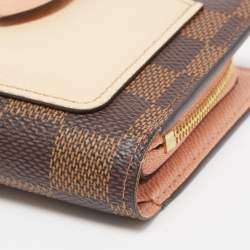 Louis Vuitton Damier Ebene Canvas Juliette Wallet