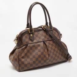 Pre Owned Louis Vuitton Damier Ebene Canvas Trevi PM Bag