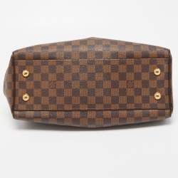Pre Owned Louis Vuitton Damier Ebene Canvas Trevi PM Bag