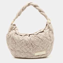 Olympe nimbus leather handbag Louis Vuitton Grey in Leather - 19536976