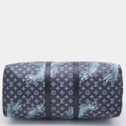 Louis Vuitton X Chapman Brothers Monogram Savane Ink Keepall Bandouliere 55 Bag