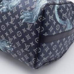 Louis Vuitton X Chapman Brothers Monogram Savane Ink Keepall Bandouliere 55 Bag
