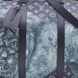 Louis Vuitton X Chapman Brothers Monogram Savane Ink Keepall Bandouliere 55 Bag