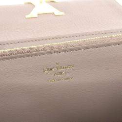Louis Vuitton Grey Leather Capucines Wallet