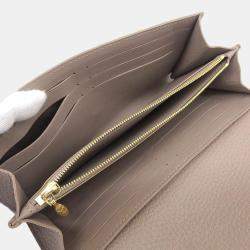 Louis Vuitton Grey Leather Capucines Wallet
