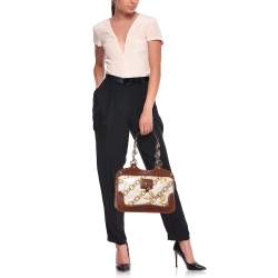 مملوكة مسبقًا Louis Vuitton White Monogram Charms Limited Edition Cabas Bag