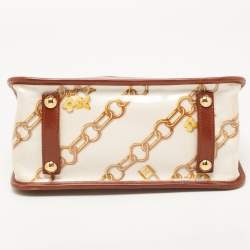 مملوكة مسبقًا Louis Vuitton White Monogram Charms Limited Edition Cabas Bag