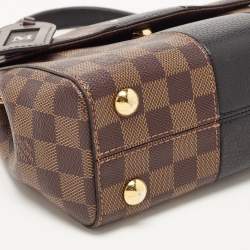 Pre Owned Louis Vuitton Black Damier Ebene Canvas Bond Street BB Bag