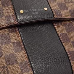 Pre Owned Louis Vuitton Black Damier Ebene Canvas Bond Street BB Bag