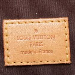 Pre Owned Louis Vuitton Amarante Monogram Vernis Alma GM Bag
