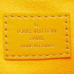 Pre Owned Louis Vuitton Sunflower Puffy Monogram Leather Coussin PM Bag