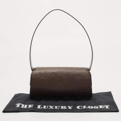 Pre Owned Louis Vuitton Moka Epi Leather Nocturne PM Bag