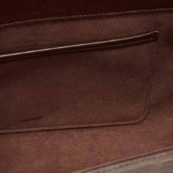 Pre Owned Louis Vuitton Moka Epi Leather Nocturne PM Bag