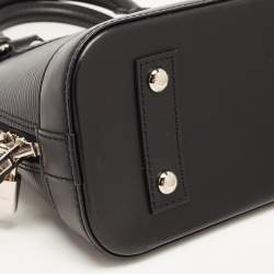 Pre Owned Louis Vuitton Black Epi Leather Alma BB Bag