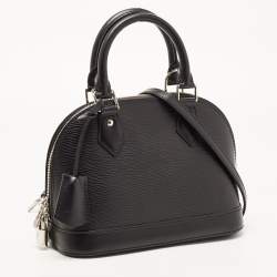 Pre Owned Louis Vuitton Black Epi Leather Alma BB Bag