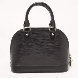 Pre Owned Louis Vuitton Black Epi Leather Alma BB Bag