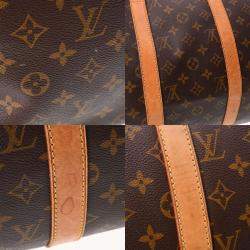 Louis Vuitton Brown Monogram Canvas Keepall 50 Boston bag