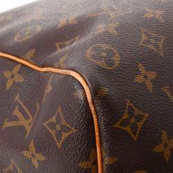 Louis Vuitton Brown Monogram Canvas Keepall 50 Boston bag