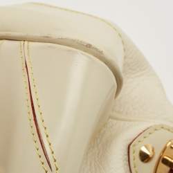 Pre Owned Louis Vuitton Cream/Off White Suhali Leather Le Radieux Bag