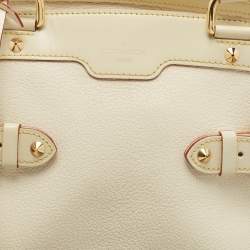 Pre Owned Louis Vuitton Cream/Off White Suhali Leather Le Radieux Bag