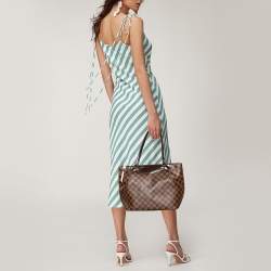 Pre Owned Louis Vuitton Damier Ebene Canvas and Leather Westminister GM Bag