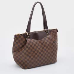 Pre Owned Louis Vuitton Damier Ebene Canvas and Leather Westminister GM Bag