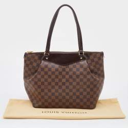 Pre Owned Louis Vuitton Damier Ebene Canvas and Leather Westminister GM Bag