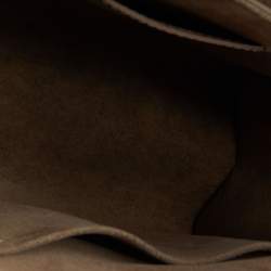 Pre Owned Louis Vuitton Khaki Epi Leather Twist MM Bag