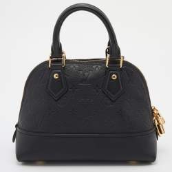 Pre Owned Louis Vuitton Black Empreinte Monogram Leather Neo Alma BB Bag