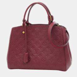 Louis Vuitton M41196 Montaigne MM Satchel Monogram Empreinte