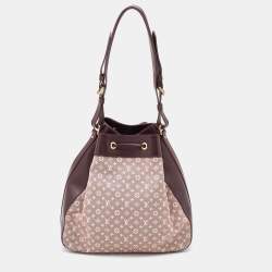 Pre Owned Louis Vuitton Sepia Monogram Idylle Canvas Noe Bag