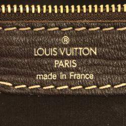 Pre Owned Louis Vuitton Brown Mono Lin Canvas Keepall Duffel Bag