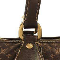 Pre Owned Louis Vuitton Brown Mono Lin Canvas Keepall Duffel Bag